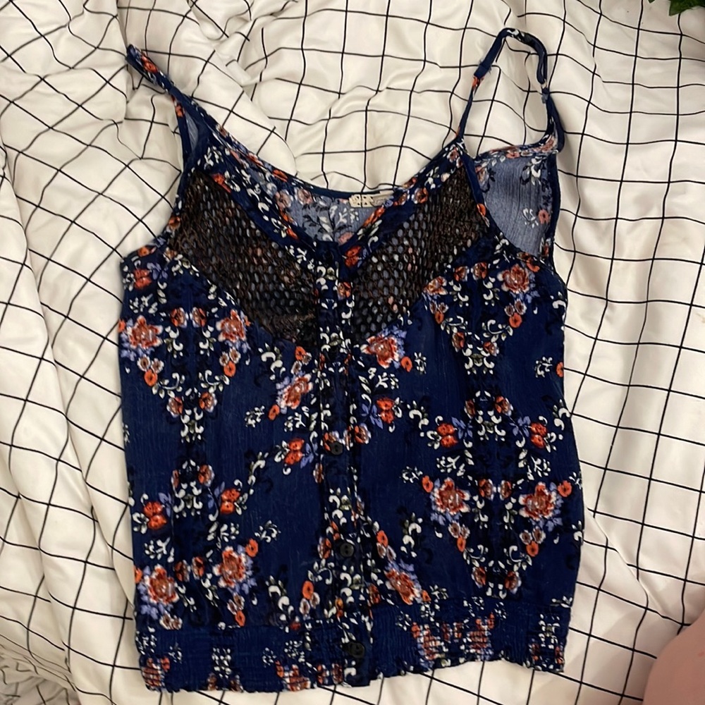 Gimmicks Blue Floral shirt